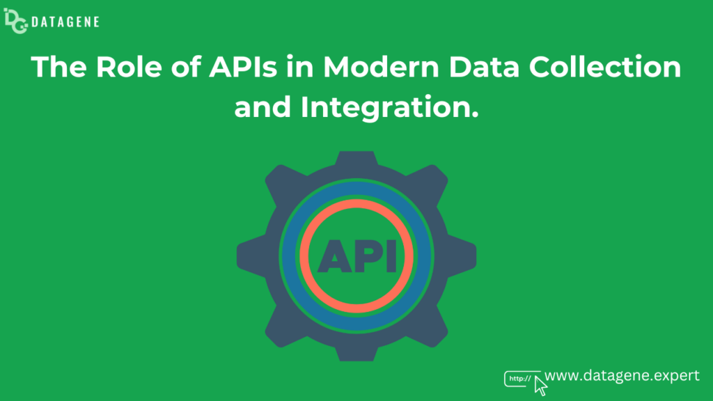 The Role of APIs in Modern Data Collection and Integration with Datagene Limited.